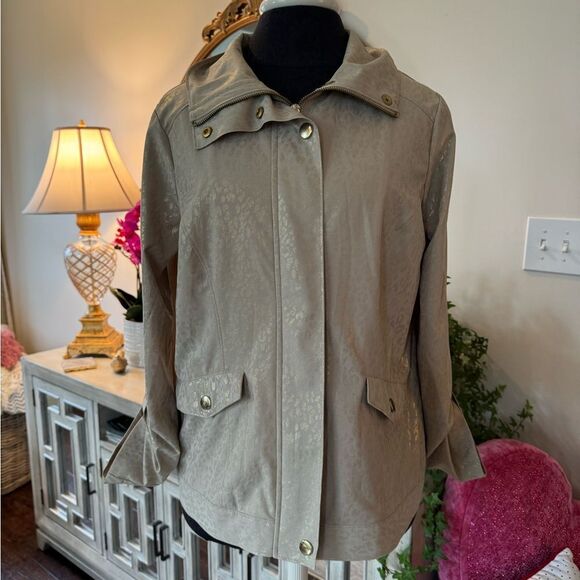 Laura Ashley, Gold, zip up jacket size small - Picture 1 of 6